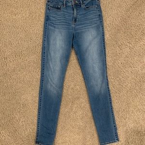 Classic stretch high rise super skinny jeans